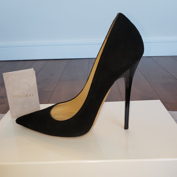 Jimmy Choo Anouk Suede Pumps in Black 36 - Picture 6 of 15